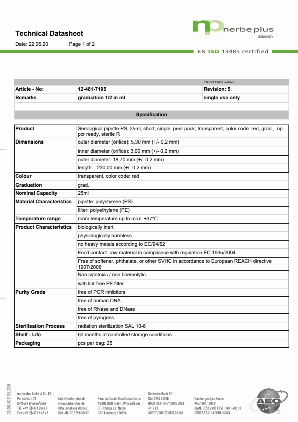 

Technical Datasheet 12 481 7105


